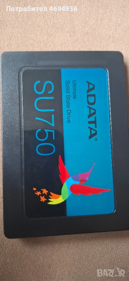 SSD adata SU750.184дни ползван , снимка 1