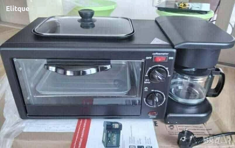 Многофункционална кухненска печка 3в1 – Тостер, Фурна и Кафемашина, снимка 1