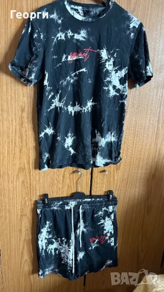 Комплект къси гащи с тениска, снимка 1