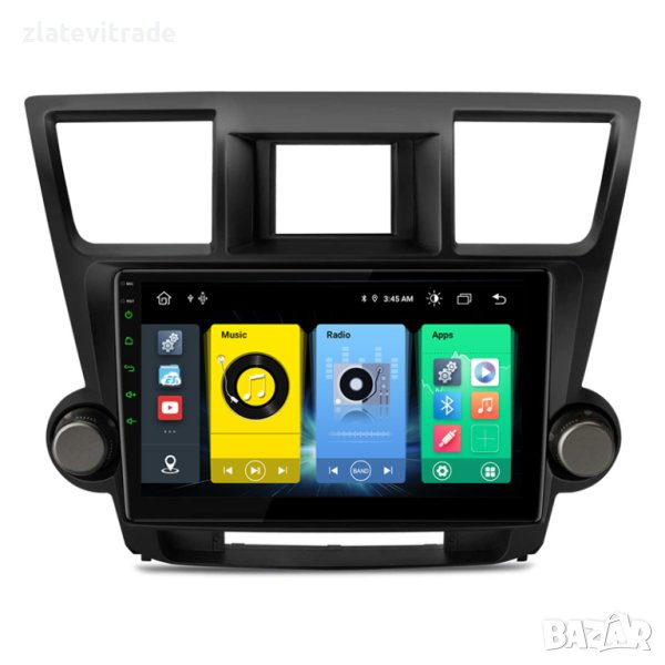 TOYOTA HIGHLANDER/KLUGER - 2013-2016 Андроид НАВИГАЦИЯ 10", снимка 1