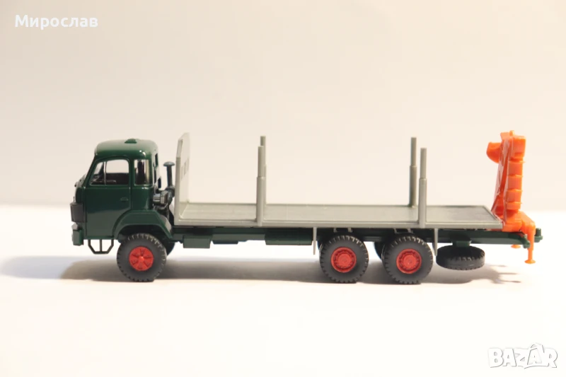 RMM  H0 1/87  SAURER  KАМИОН МОДЕЛ ДЪРВАРКА КОЛИЧКА , снимка 1