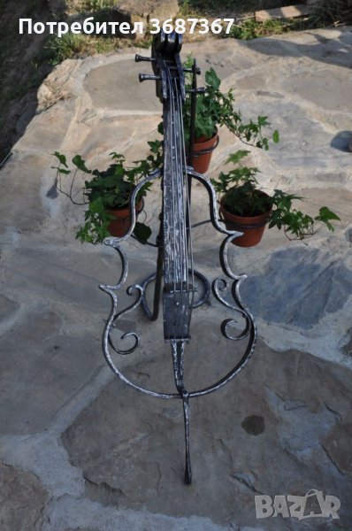 Цветарници и стойки за цветя и саксии от ковано желязо, снимка 1