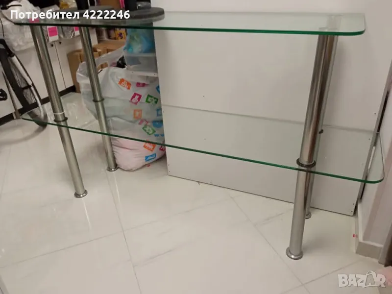 Стъклен рафт, снимка 1