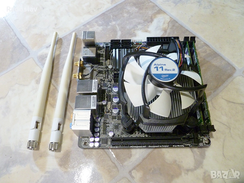 Mini ITX Bundle - GIGABYTE GA-H87N-WIFI / i7-4770 S / 16GB RAM / Wi-Fi / BT, снимка 1