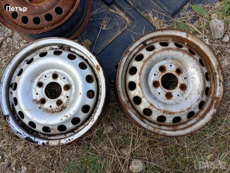 2 броя железни джанти 15ски за Мерцедес вито 5х112мм 1996-2003г, снимка 1