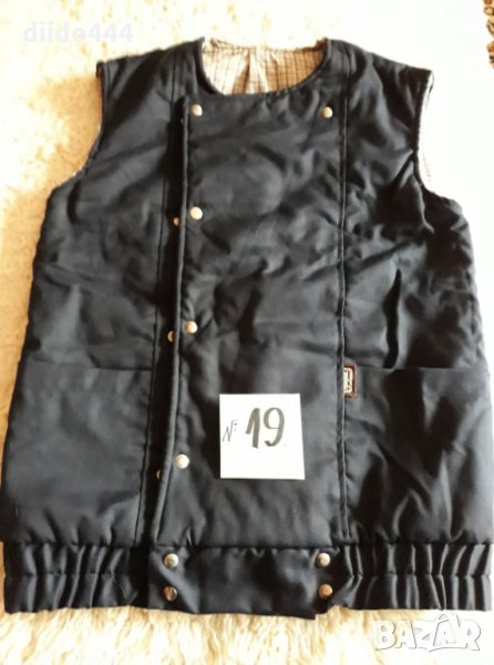 Син подплатен елек №19, снимка 1