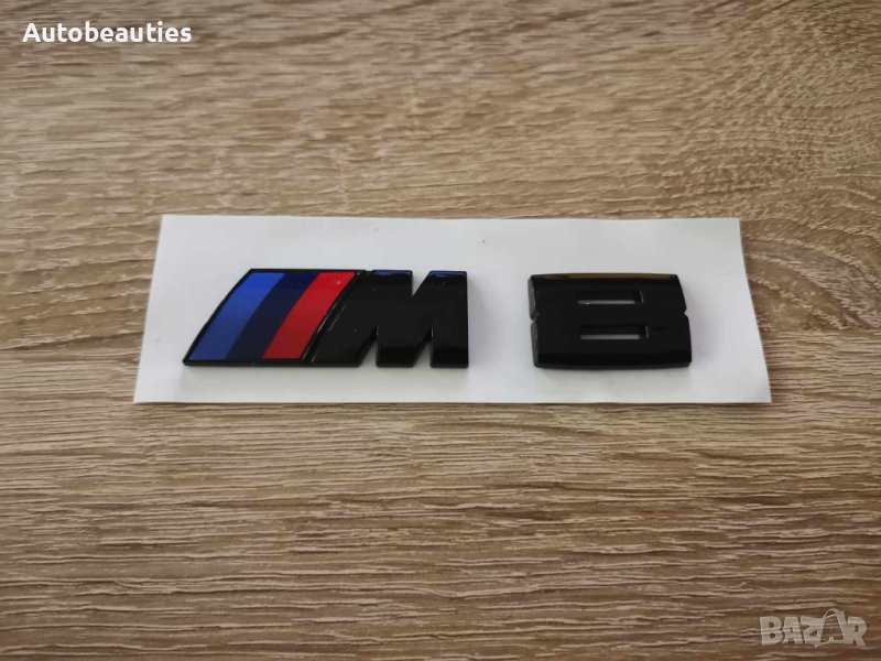 BMW M8 БМВ M8 черна емблема лого, снимка 1