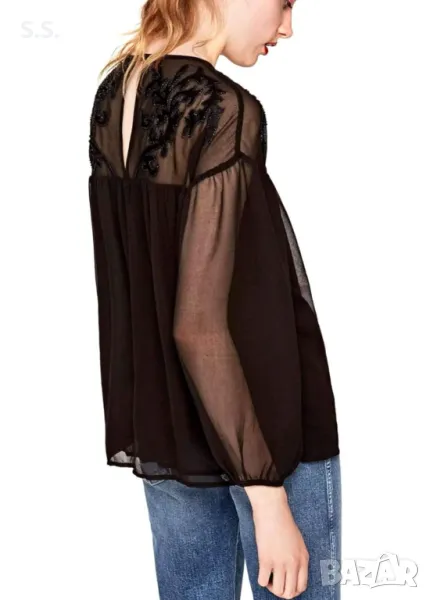 Дамска риза -Pepe Jeans London -Блуза Opium с мъниста, снимка 1