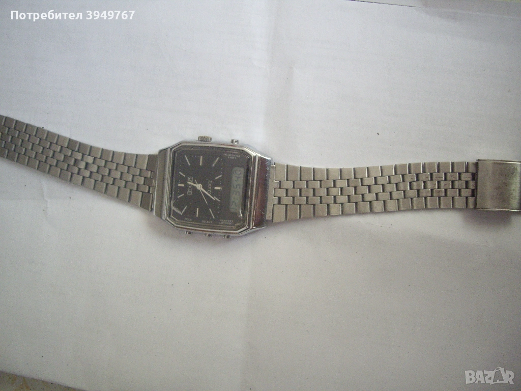 Стар кварцов ръчен часовник., снимка 1