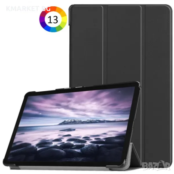 Samsung Galaxy Tab A 10.5 (2018) T590 T595 Кожен Калъф и Протектор, снимка 1