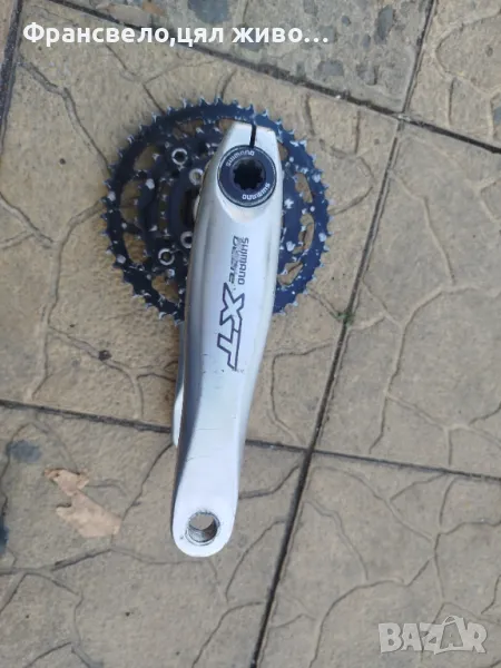 Курбел със средно движение за велосипед колело Shimano deore xt , снимка 1