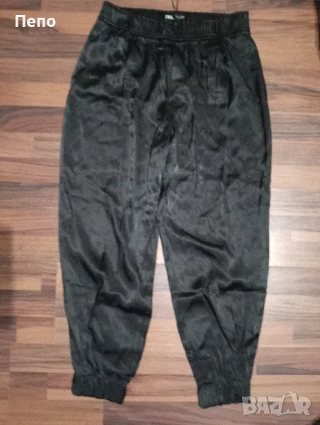 Сатенен панталон Zara, снимка 1