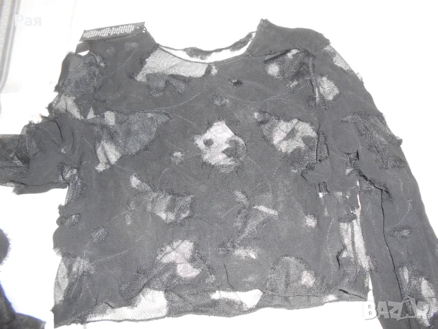 Дантелена блуза AMARINE S размер, снимка 9 - Блузи с дълъг ръкав и пуловери - 50692393