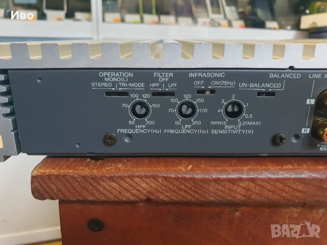 Авто усилвател Kenwood KAC-PS200T В отлично техническо и визуално състояние.  1 × 96 вата , канал 1 , снимка 6 - Аксесоари и консумативи - 52035137