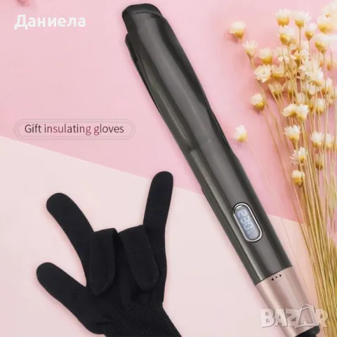 Преса 2 в 1 за къдрeне и изправяне на коса с LCD дисплей, снимка 2 - Преси за коса - 48522458