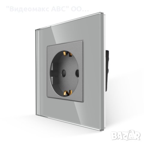 Контакт 16A, комплект с кристална рамка, "LUX-ON" - БЯЛ, СИВ, ЧЕРЕН, ЗЛАТИСТ, снимка 3 - Ключове, контакти, щепсели - 40266455