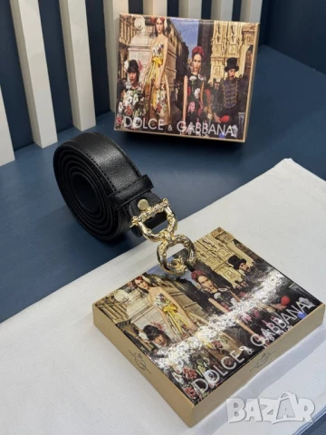 колани от естествена кожа в кутия dolce gabbana , снимка 6 - Колани - 50588504
