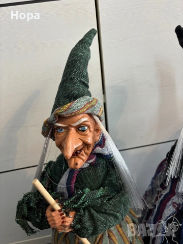 Настолна Баба Яга 55см., снимка 3 - Статуетки - 53267446