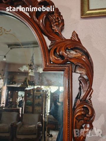 Антикварна дървена конзола , снимка 7 - Тоалетки - 52797104