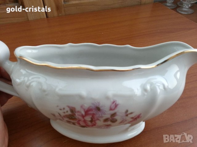 Стар български порцелан Изида  сосиера, снимка 3 - Антикварни и старинни предмети - 33962116