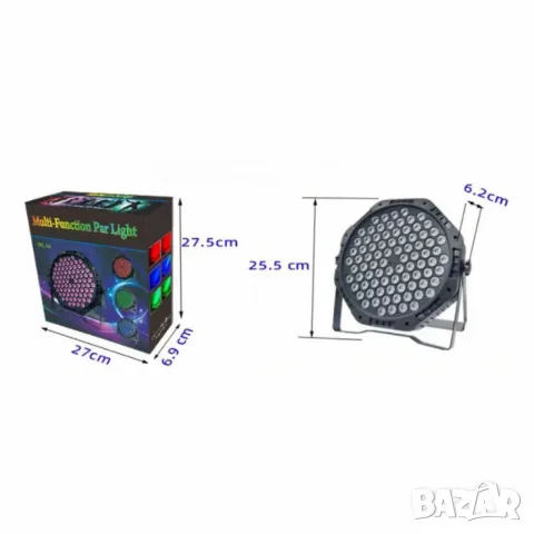 LED прожектор тип PAR, 84 LED XKL-A4, снимка 1
