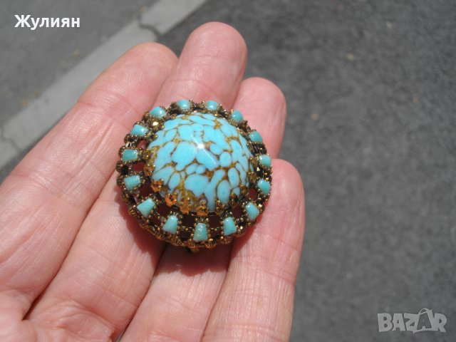 СТАРА БРОШКА, снимка 4 - Антикварни и старинни предмети - 41815227
