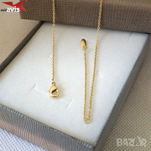 Колие с 14К златно покритие 274098, снимка 3 - Колиета, медальони, синджири - 53113141