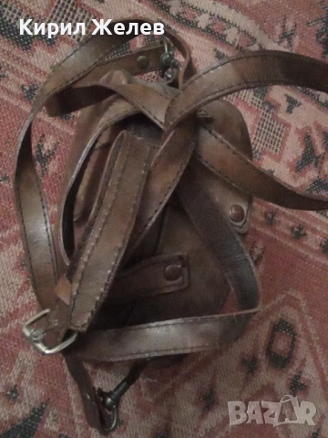 Кръгла кожена чанта 53732, снимка 11 - Чанти - 53447217