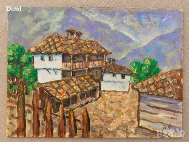 ПЕТЪР ПЕТРОВ (1908 - 1978) масло, снимка 3 - Картини - 52858649