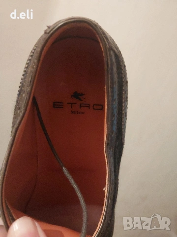 ETRO Original Size 41-42 Кожа Унисекс обувки., снимка 5 - Ежедневни обувки - 53082651