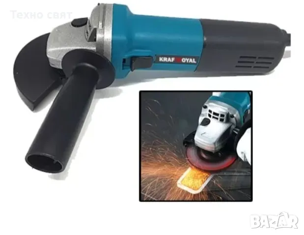НЕМСКИ флекс-ъглошлайф професионален KrafT Royal 1100W, снимка 4 - Други инструменти - 48349345
