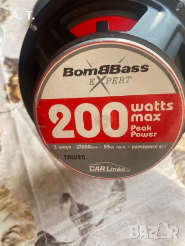 Тонколони BombBass expert 200 watts, снимка 3 - Тонколони - 40169010