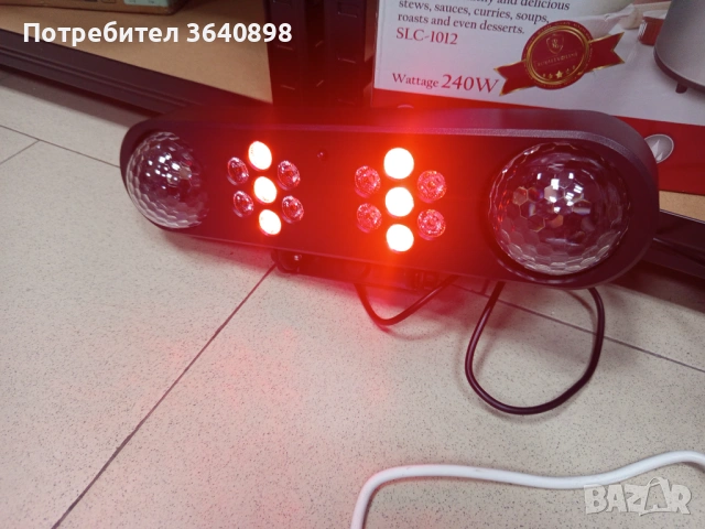 DJ лампа със стойка, снимка 3 - Друга електроника - 53462559