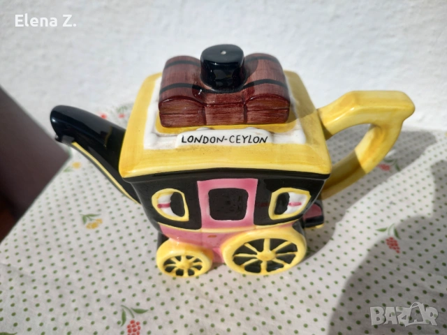 Ретро чайник - стара карета Bob Hersey Coach and Pour, снимка 2 - Други - 53570473