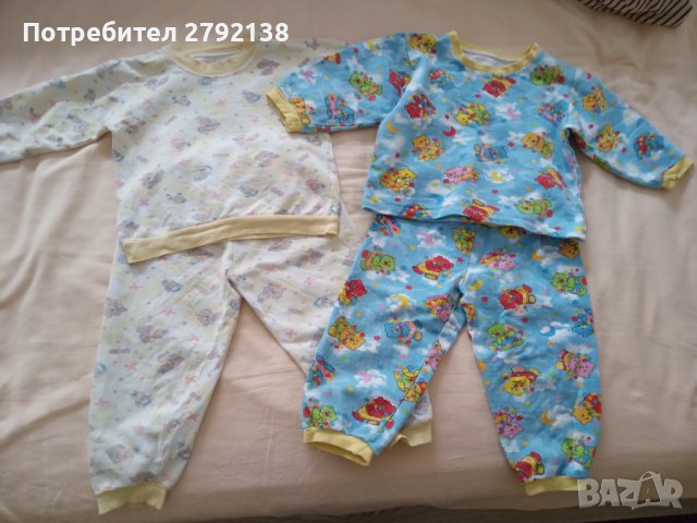 Бебешки ватирани пижами ръст 86/92, снимка 2 - Бебешки пижами - 39950294