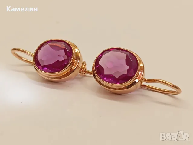 Руско злато. Обеци, снимка 3 - Обеци - 56007503
