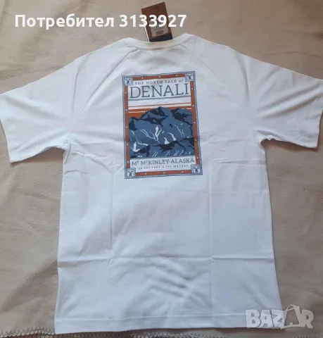 Памучна тениска The North Face, снимка 2 - Тениски - 50218304