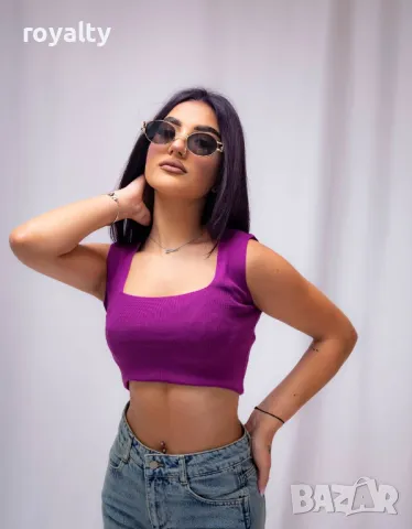 Лилав дамски потник , снимка 2 - Потници - 49583290