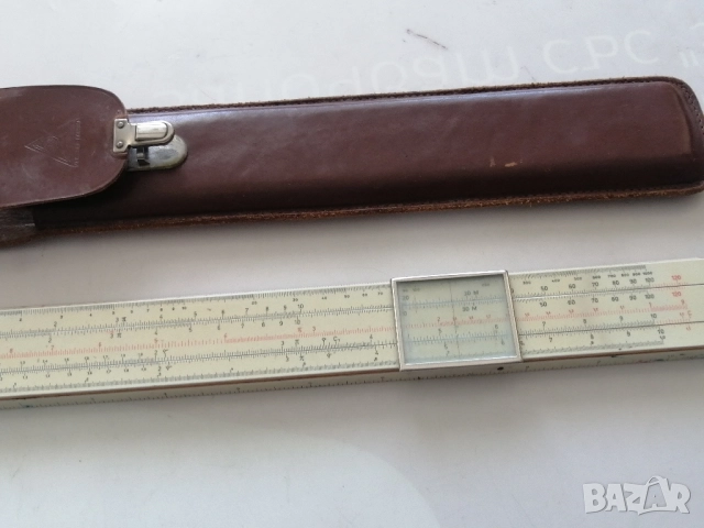 Немска логаритмична линия Meissner-Fabrikat, снимка 3 - Антикварни и старинни предмети - 52104959