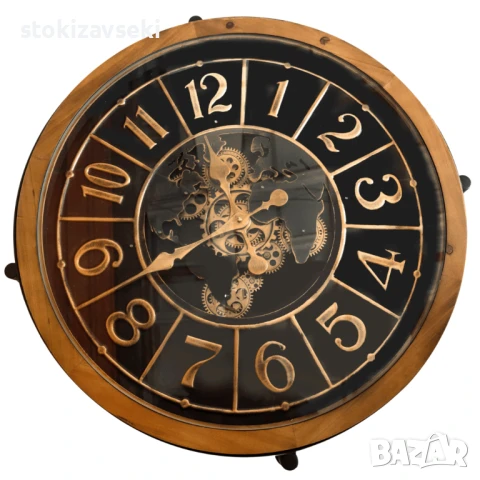 Маса с часовников механизъм, 70*70*48 см, снимка 2 - Маси - 51220796