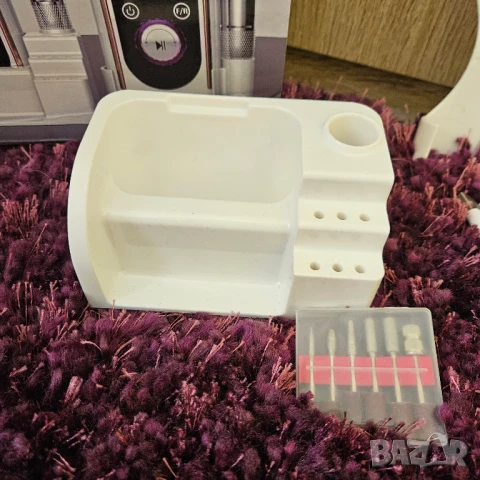 Електрическа пила с посътавка, за геллак, снимка 6 - Продукти за маникюр - 50657236