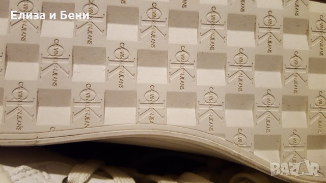 Високи кожени бели кецове сникърси Calvin Klein Jeans оригинал, снимка 4 - Кецове - 35765742