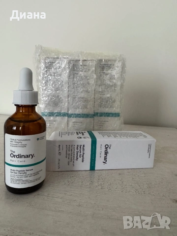 The Ordinary мулти пептиден серум за коса.