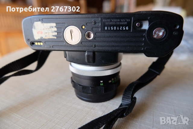 Minolta x-300s & Minolta MC ROKKOR-PF 55mm f1.7 lens. MD Mount, снимка 7 - Фотоапарати - 53810338