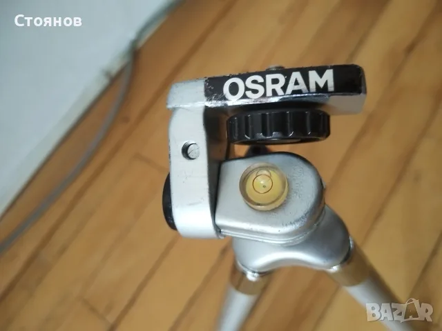 Метален статив,трипод,тринога OSRAM Germany, снимка 6 - Чанти, стативи, аксесоари - 55856546