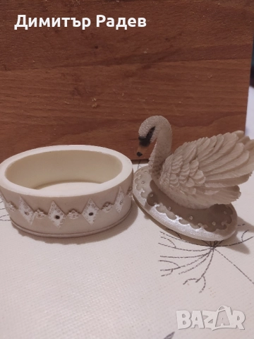 Ретро керамичен сервиз от Анадола—Турция керам.1976г- совинир за младоженци кристално Дания, снимка 8 - Сервизи - 35656410