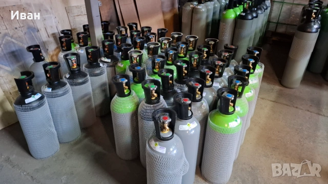 НОВИ! Бутилки за Со2, Аргон, Каргон, Азот -големи и малки, снимка 2 - Други машини и части - 53365969