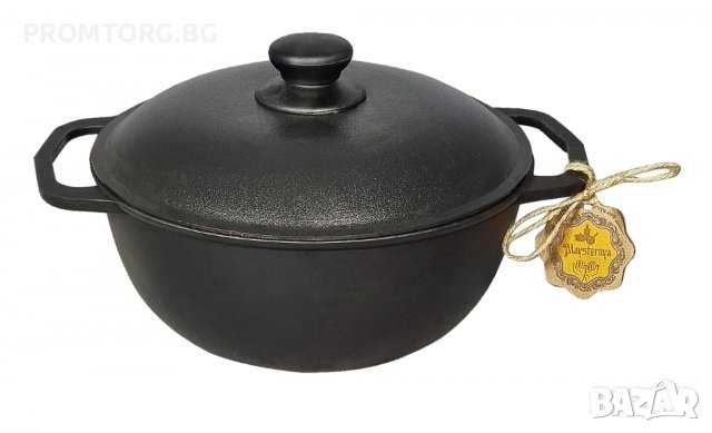 Чугунени тенджери ТМ "МАЙСТЕРНЯ", различни видове и размери, снимка 2 - Съдове за готвене - 38947104