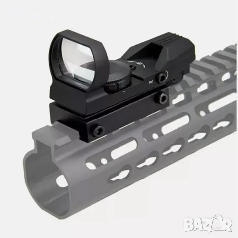 Тактически бързомерец мерник прицел с 4 фигури бързомер за въздушна пушка пистолет лов еърсофт, снимка 6 - Оборудване и аксесоари за оръжия - 51051662