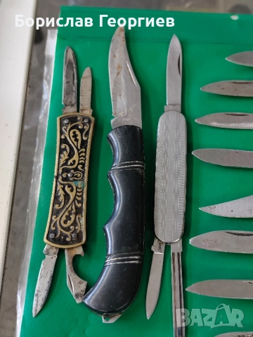 Лот джобен нож 11 броя, снимка 2 - Ножове - 52211871